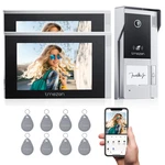 Tmezon Wifi Video Intercom System Doorbell Camera 2X 7'' Touch Monitor Tuya App. Fixed Price $128.99.
