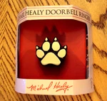Michael Healy Doorbell Dog Paw Ringer Original Handcrafted Brass New Great Gift. Fixed Price $69.95.