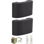 Craftmade CK2002-FB Designer Flat Black Chime Kit, White Buttons. Fixed Price $34.52.