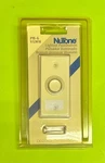 Nutone PB-6VLWH Classic Style Lighted Doorbell Push Button Economy White. Fixed Price $11.95.