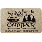 Welcome Mats For Front Camper Quote Camping Doormat Farmhouse F.... Fixed Price $36.07.