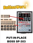 Sample Boss SP-303 Keypad Repair Membrane For Fixing Hard Press Buttons. Fixed Price $19.95.
