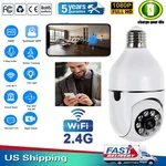 2MP Ip E27 Light Bulb Camera 1080P Wi-fi Night Smart Home Wireless Security. Fixed Price $11.04.