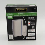 Defiant Smart Push-button Doorbell & Chime Kit DF-3015-00 Wireless Alexa/google. Fixed Price $17.43.