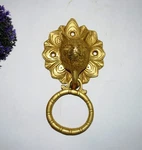 Bob Cat Face Sweet Home Door Bell Brass Traditional Theme Knocker RD660. Fixed Price $147.05.