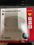 Box Of Lithonia Led Tapered Disk Light 6'' 30K # 90CRI Wl CP6 Mw M2. Fixed Price $60.00.
