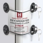 Havenhause Child Safety Lock For Refrigerator, Cabinet, Drawer & Door Ea. Fixed Price $15.10.