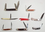 Lot Of 8 Antique Pocket Knives Kutmaster Imperial Anvil Kabar Prima Sharp. Fixed Price $59.00.