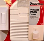 Heath Zenith Home Plug-in Wireless Doorbell Chime W/ Strobe Light 100 Ft Range. Fixed Price $9.00.
