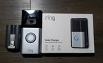 Ring Video Doorbell Security Camera Wireless 5AT3S9 W/extras. Fixed Price $60.00.