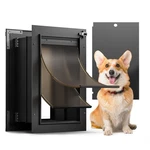 Doggy Door, Aluminum For Wall, Doggie Pet Medium, Black. Fixed Price $108.81.