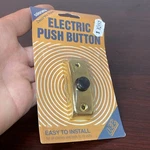 Lee Unlighted Gold Brass Electric Doorbell Wired Black Push Button 16V 2.25X3/4. Fixed Price $10.52.