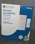 Utilitech #6291126 Wireless Doorbell Kit, 3 Melodies White. Fixed Price $10.00.