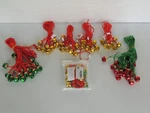Gejoy 75 Pieces Christmas Bell Necklaces Xmas Red, Green, Gold. Fixed Price $32.99.