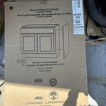 Hampton Bay 23.25 Wide X 34.5 Flush Fit Base End Panel Pack (g). Fixed Price $20.00.