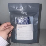 Ring Video Doorbell Interchangeable Faceplate Christmas Blue Lights. Fixed Price $35.00.