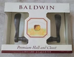 Baldwin Hall/closet Distressed Oil Rubbed Bronze Passage Door Handle Wave Lever. Fixed Price $89.99.