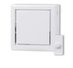 Defiant Wireless Battery Operated Doorbell Kit With Push Button White. Fixed Price $10.99.