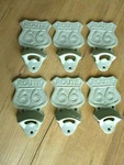 Route 66 Bottle Opener Cast Iron Antique Wall Mounted Bar Decor Wholesale. Fixed Price $32.99.