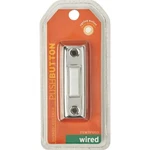 Iq America Wired Silver Rectangular Design Lighted Doorbell Push-button DP-1203. Fixed Price $16.57.