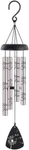 New Carson 21" Sonnet Wind Chime "memories Are Forever" 62974 Silver & Black. Fixed Price $40.00.