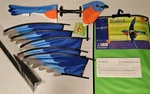 New* 23" Bluebird Wind Spinner Garden Stake Suntex By Premier Kites. Fixed Price $39.95.