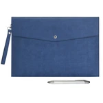 Wonderpool Pu Leather Envelope Documents File Portfolio A4, Dark Blue. Fixed Price $23.22.