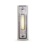 Heath Zenith SL-358-00 Wired Pushbutton Doorbell 2.75 HX0.75 WX0.735 In.. Fixed Price $9.00.