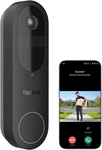 2K Battery Video Doorbell Camera, X150 Head-to-toe View, 2.4/5 Ghz Wifi, Tw. Fixed Price $185.99.