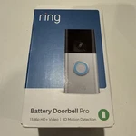 New Sealed Ring Doorbell Pro Battery-powered Wireless Video 1536P. Fixed Price $109.99.