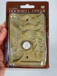 Vintage Figi Ceramic Doorbell Cover Leaf Design Illuminated Button. Fixed Price $27.00.
