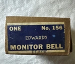 New Edwards No. 156 General Purpose Black 12-18VDC Alarm Monitor Signal Bell Nos. Fixed Price $30.14.