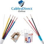 500FT Fire Security Bulk Cable Burglar Alarm Station Bell Wire 18AWG 22AWG Lot. Fixed Price $159.95.