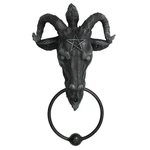 Baphomet Head Lucifer Satanic Demon Goat Of Mendes Pagan Occult Door Knocker. Fixed Price $32.48.