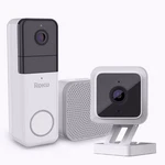 Roku Wired Indoor Camera & Smart Home Wireless Video Doorbell Bundle. Fixed Price $48.99.