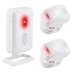 Wireless Pir Motion Detector Alarm Home Office Entry Doorbell 2 Sensors. Fixed Price $31.99.
