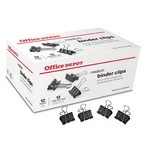 Office Depot Binder Clips By The Gross, Medium, 1/4IN., Box True, Black. Fixed Price $20.62.