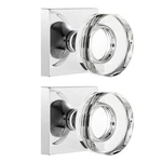 Naubea 2 Pack Polished Chrome Door Knobs Glass Dummy. Fixed Price $83.87.