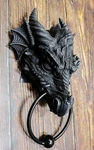 Ebros Ancient Horned Dragon Head Door Knocker Fantasy Collectible. Fixed Price $29.99.