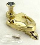 Solid Brass Door Knocker W/ 180 Degree Viewer (peephole) Free Shipping. Fixed Price $14.00.