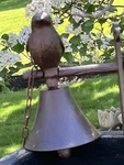 Cast Iron Bird Doorbell Esschert Design Garden Dinner Chain Tail Pull. Fixed Price $17.50.