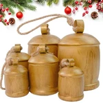 Rowfad 6 Pcs Harmony Cow Vintage Christmas Gold Bells, Bronze. Fixed Price $38.76.