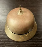 Vintage Brass Reception Office Push Press Bell Paper Weight Call Table. Fixed Price $15.00.