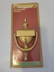 Nos Ace 5300504 Solid Brass 7" Door Knocker Aldaba. Fixed Price $15.00.