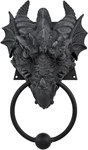 9.25 Inch Gargoyle Dragon Door Knocker Resin Statue Figurine. Fixed Price $46.99.