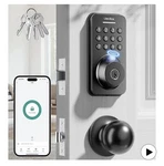 New Ulecoce Smart Fingerprint Door Lock - Keyless Entry, Bluetooth App, 2 Keys. Fixed Price $56.04.