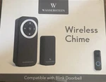 Wasserstein Wireless Chime For Blink Video Doorbell-black. Fixed Price $25.00.