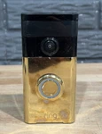 Ring Video Doorbell Camera - Gold For Parts Repair No Power. Fixed Price $18.95.