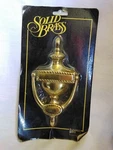 Majestic Brass Solid Georgian Door Knocker Hardware - New Old Stock. Fixed Price $11.97.