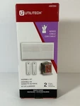 Utilitech 0072914 Wired Doorbell Kit 2-CHIMES White Finish & (2) New. Fixed Price $12.60.